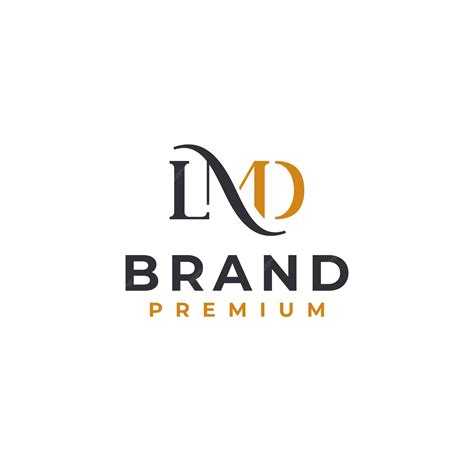 Premium Vector | Letter lmd monogram logo design
