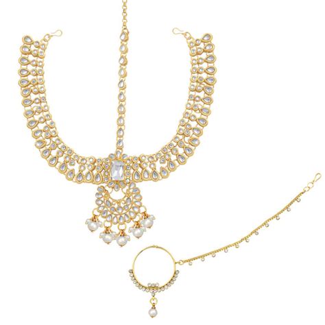 Sheena White Jewellery Set – I Jewels