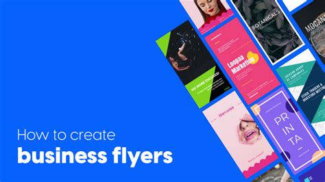 How to create custom business flyers perfect for any industry