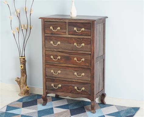 Buy 50% Off Denmark Solid Wood Chest of Drawer Online on Furniselan