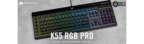 Amazon.in: Buy Corsair K55 RGB PRO USB Gaming Keyboard,Dynamic RGB ...