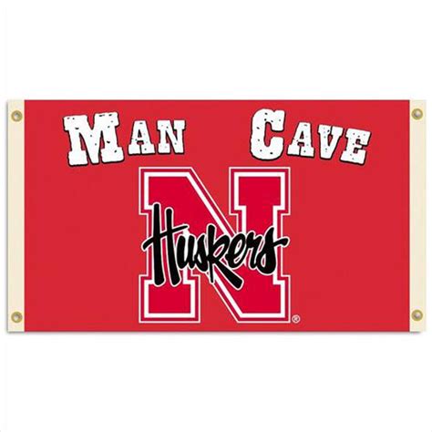 Nebraska Cornhuskers Flag 3x5 Man Cave BSI CO - BSI Products ...