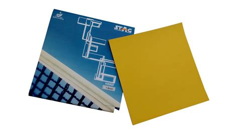 Stag Tec Hard Table Tennis Rubber, 1.8mm (Red/Yellow) : Amazon.in ...