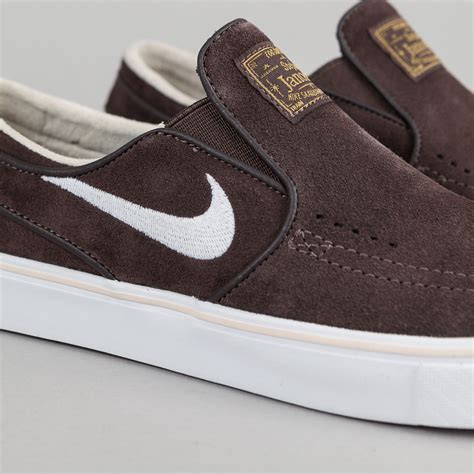 Nike SB Stefan Janoski Slip On Shoes - Cappuccino / Snowdrift - White ...
