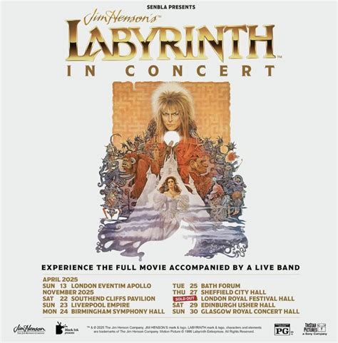 ‘Jim Henson’s Labyrinth: In Concert’ North America Tour. UK Tour Dates ...