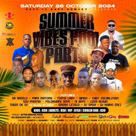 Pool party Afterbridge pools, Ga-Sekgopo, Tzaneen, 26 October 2024 ...