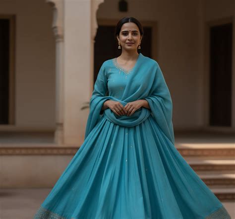Aqua Blue Vichitra Silk Fabric – Fabrics & More