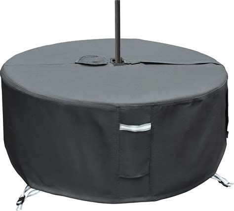 TOHONFOO Round Patio Table Cover with Umbrella Hole - (Cover Size, Not ...