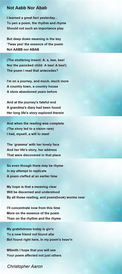 Poem With Rhyming Scheme Abab Abab Poem With Rhyming - Infoupdate.org