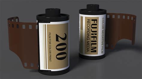 3D Color Negative Film 200 35mm model | 3D Molier International