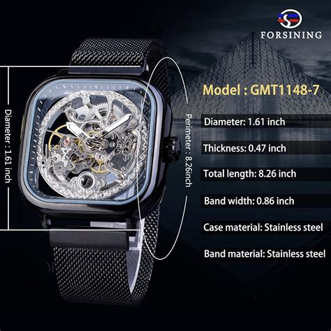 Buy FORSINING Automatic Watches Mechanical Wrist Watch Golden for Mens ...