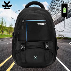 WROGN Spacy Unisex Backpack with USB Port and Rain Cover 45 L Laptop ...