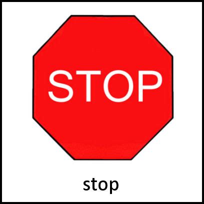 Image result for Pecs Stop Sign