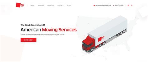 Modern and clean web Designs for Moving service - Hih7 Webtech Private ...