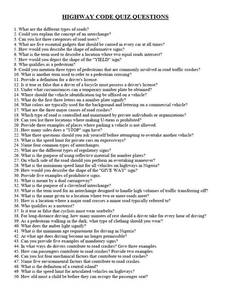 Image result for The Highway Code Test