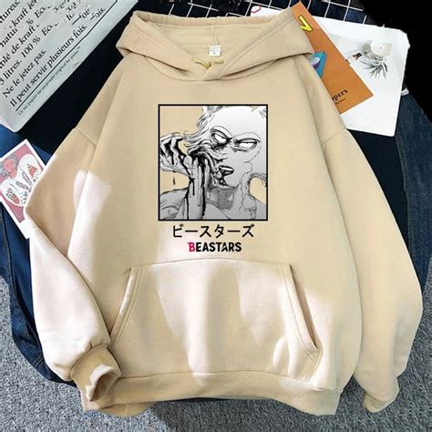 Hot Anime Beastars Legoshi Graphic Printed Hooded Men Women Classic ...