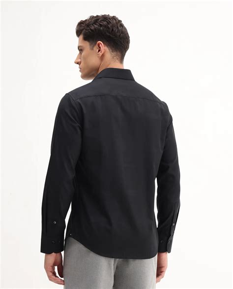 Rare Rabbit Men's Boxlet 25 Black Cotton Blend Checked Print Regular F