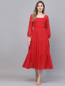 Red Maxi Dresses - Buy Red Maxi Dresses online at Best Prices in India ...