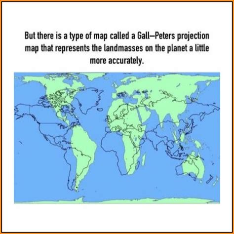 Peters Projection Map vs Mercator 的图像结果