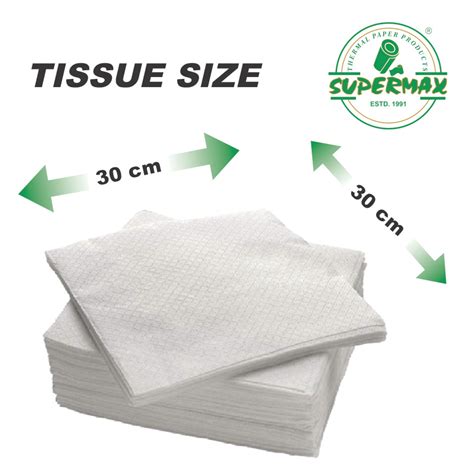 SUPERMAX 2 Ply Tissue Napkins 50 Sheets | Premium Disposable – Supermax