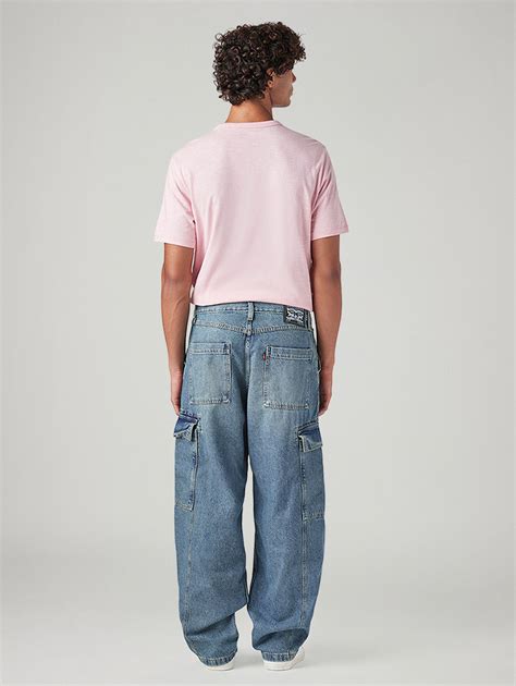 Men's 578 Blue Baggy Fit Mid Rise Tinted Cargos – Levis India Store