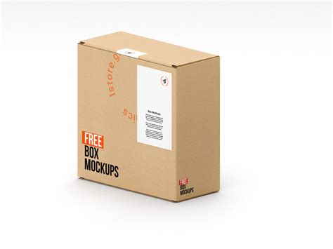 7 Free Box Mockups Photoshop PSD | Free Mockup World
