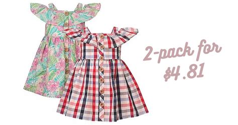 Member's Mark Girls' 2 Pack Woven Dresses for $4.81 :: Southern Savers