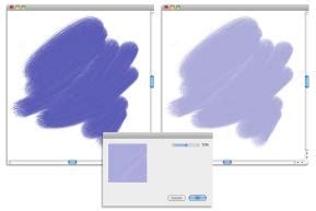 Corel Painter Help | Constraining, fading, and undoing strokes