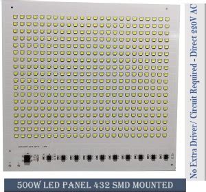 SG Flash 500 Watt LED DOB Plate | Aluminum Base Plate AC 220 Volts ...