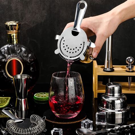 Buy 30 Pack Cocktail Strainer 4 Prong Bar Strainer Professional ...