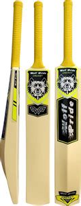 WOLF PRIDE WP Kids PVC/Plastic Yellow Ivory Tennis Cricket Bat (400g ...