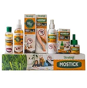 Herbal Strategi Mosquito Repellent Combo Pack - Room Spray 100ml, Body ...