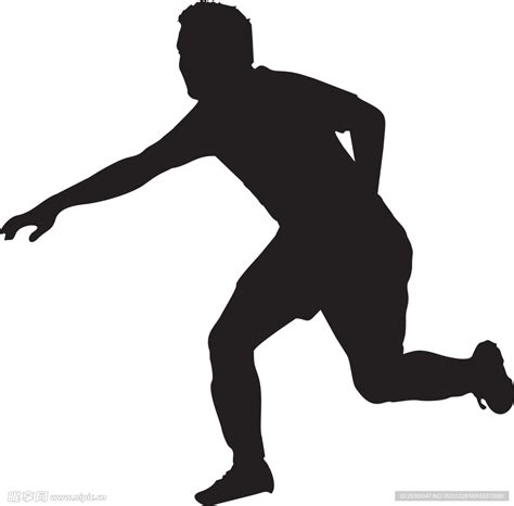 运动员剪影 的图像结果