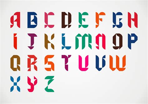 彩色26个英文字母数字设计设计元素素材免费下载(图片编号:6003876)-六图网