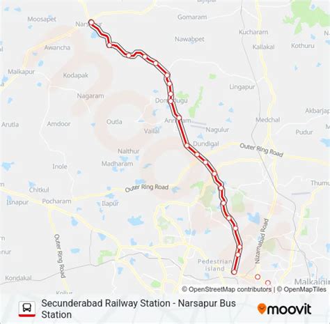 511 Route: Schedules, Stops & Maps - Narsapur Bus Station (Updated)