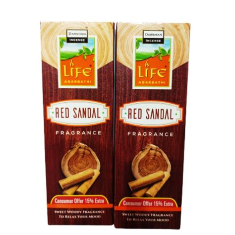 Darshan Incense Red Sandal Incense Sticks Agarbatti Pack of 2 : Amazon ...