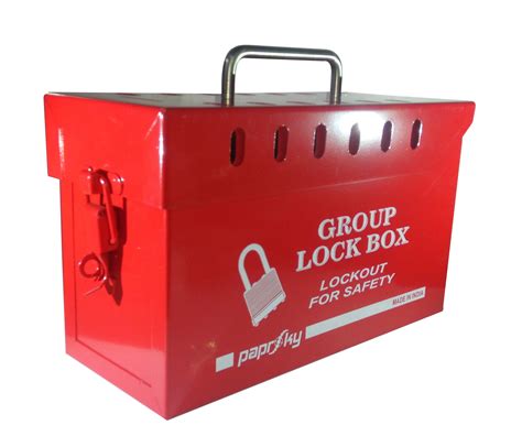 Buy Group Lockout Box PS-LOTO-GLB-13 Red - Lockout Tagout Devices ...