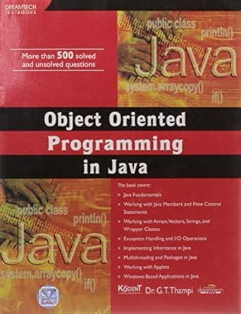 Buy Object Oriented Programming in Java Book Online at Low Prices in ...