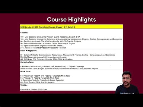 OliveBoard | SEBI Grade A 2025 Complete Course (Phase 1 & 2) Batch 3