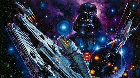 Darth vader death star millennium falcon wars x-wing wallpaper | (45955)