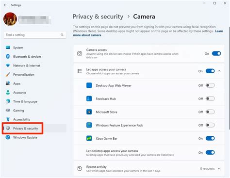 Image result for Windows 11 Privacy Camera