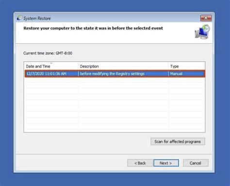 Image result for System Protection Restore Errors