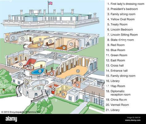 East Room White House Map