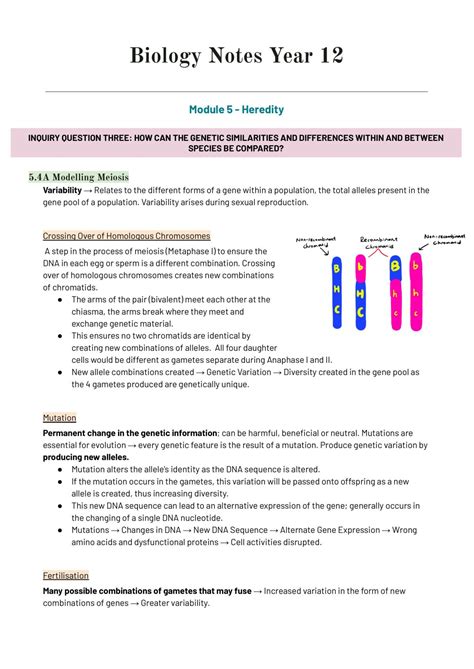 HSC Bio Notes 的图像结果