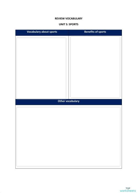 Sport Vocabulary Worrksheet 的图像结果