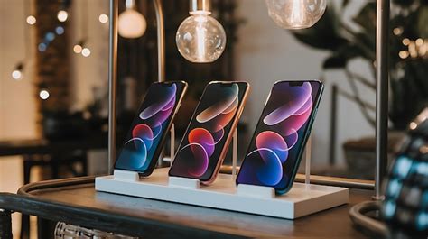 Modern 3d smartphone mockup with social media symbols and notifications ...