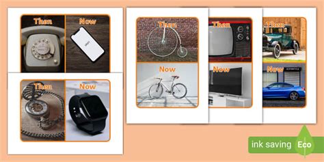 Then and Now Photo Display Pack (teacher made) - Twinkl