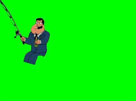 Stan Screaming while Fishing meme - American Dad (Green Screen ...