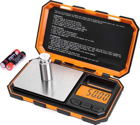 Amazon.com: Fuzion Digital Gram Scale with 2 Trays, 500g/ 0.01g Small ...