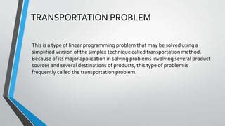 Image result for Transportation Problem in Operation Research Tutorials